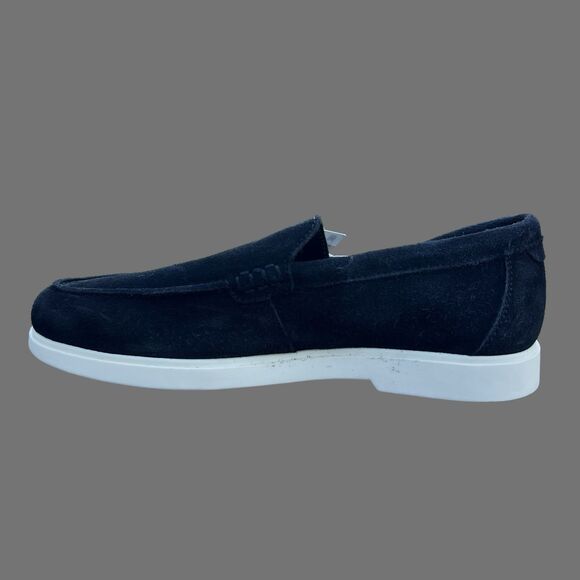 New Zara Men\'s Navy Blue Real Suede Leather Casual Loafers Shoes Size US 7 main image 5